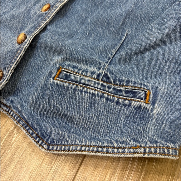 Abercrombie & Fitch Mara Blue Denim Vest - Picture 3 of 11